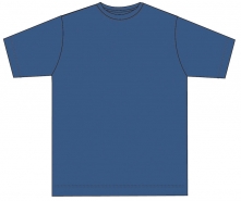 Kinder Shirt mit rundem Ausschnitt JERZEES COLOURS- BRIGHT ROYAL